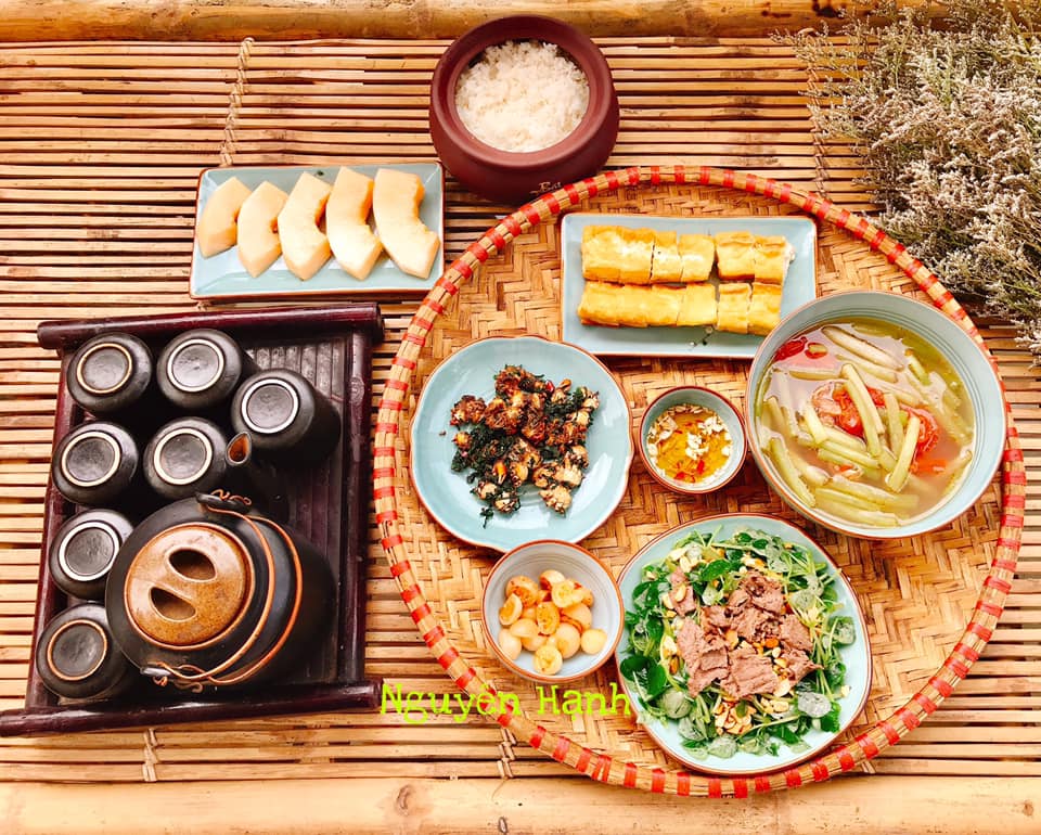 Mâm cơm của vợ đảm khiến chồng đi đâu cũng nhớ giờ về ăn cơm - 1