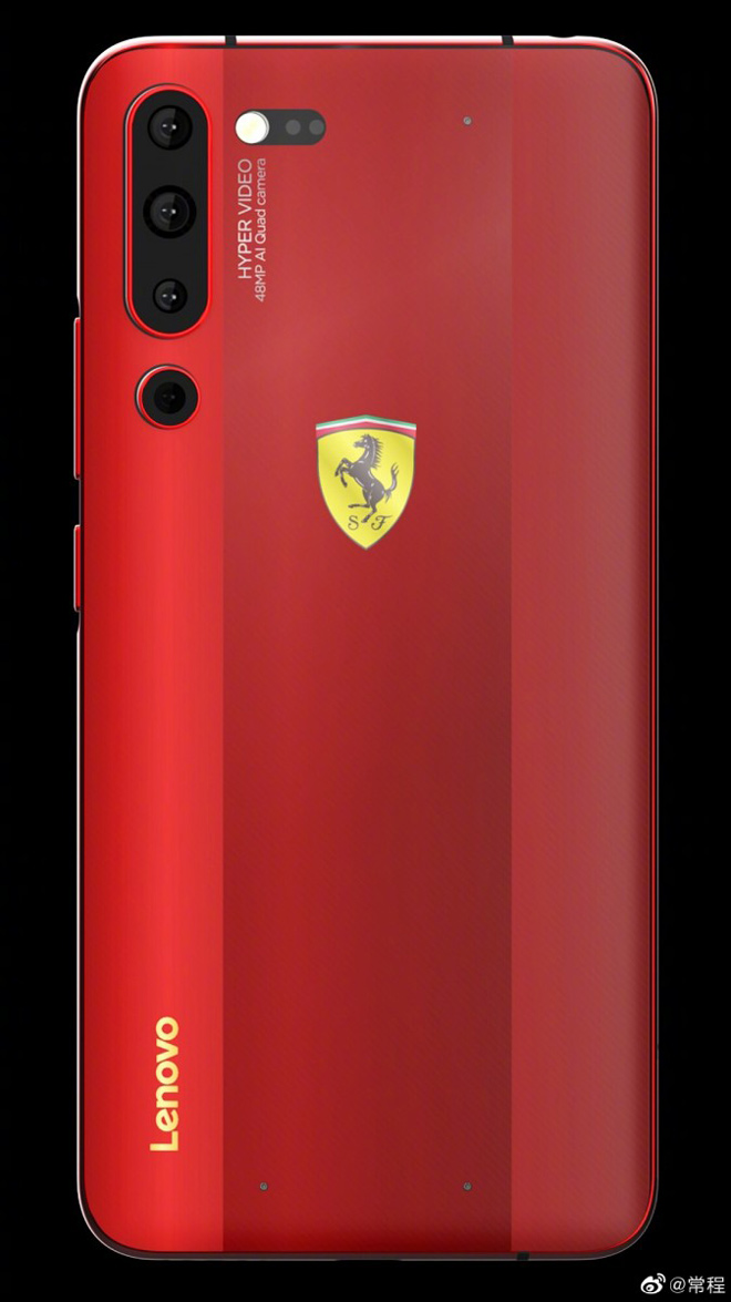 Rò rỉ ảnh Lenovo Z6 Pro Ferrari Edition cho các tay đua - 1