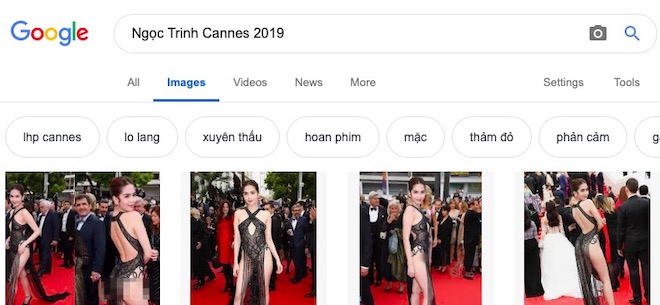 Hình ảnh Ngọc Trinh "táo bạo" tại LHP Cannes và Vợ ba "hot" nhất Google tuần qua - 1