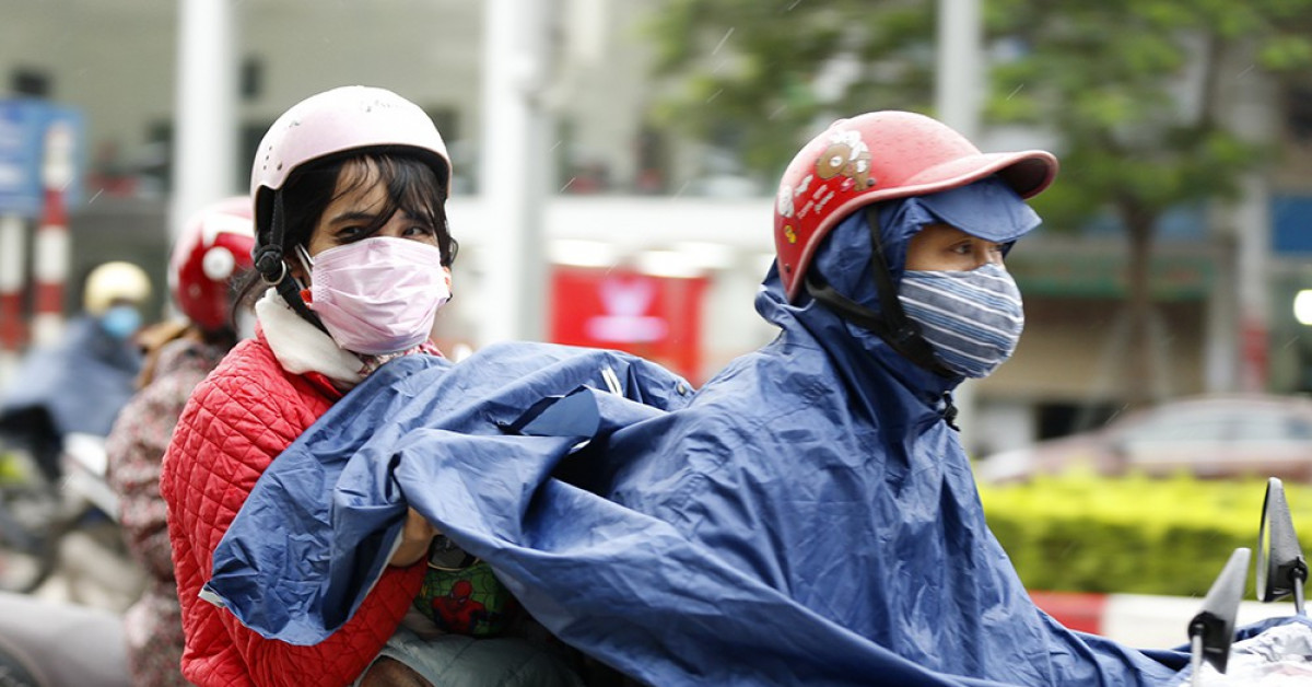 Sáng đầu tuần, người Hà Nội túa ra đường đông bất chấp mưa, rét và lệnh cách ly xã hội - 12