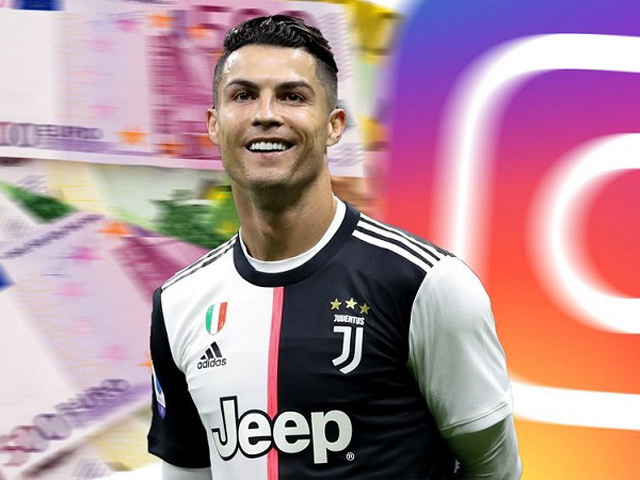 Ronaldo kiếm bộn tiền từ mạng xã hội, 23 tỷ đồng mỗi lần "lên sóng"