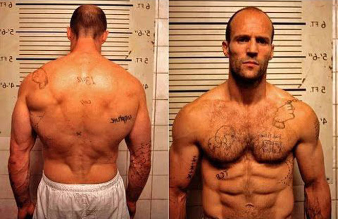 Jason Statham Tattoo Hot  照片图像