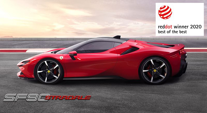 Hãng siêu xe Ferrari dành nhiều giải thưởng tại Red Dot 2020 - 1