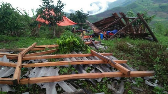 Những hình ảnh khủng khiếp do mưa đá, cuồng phong gây ra ở miền Bắc - 8