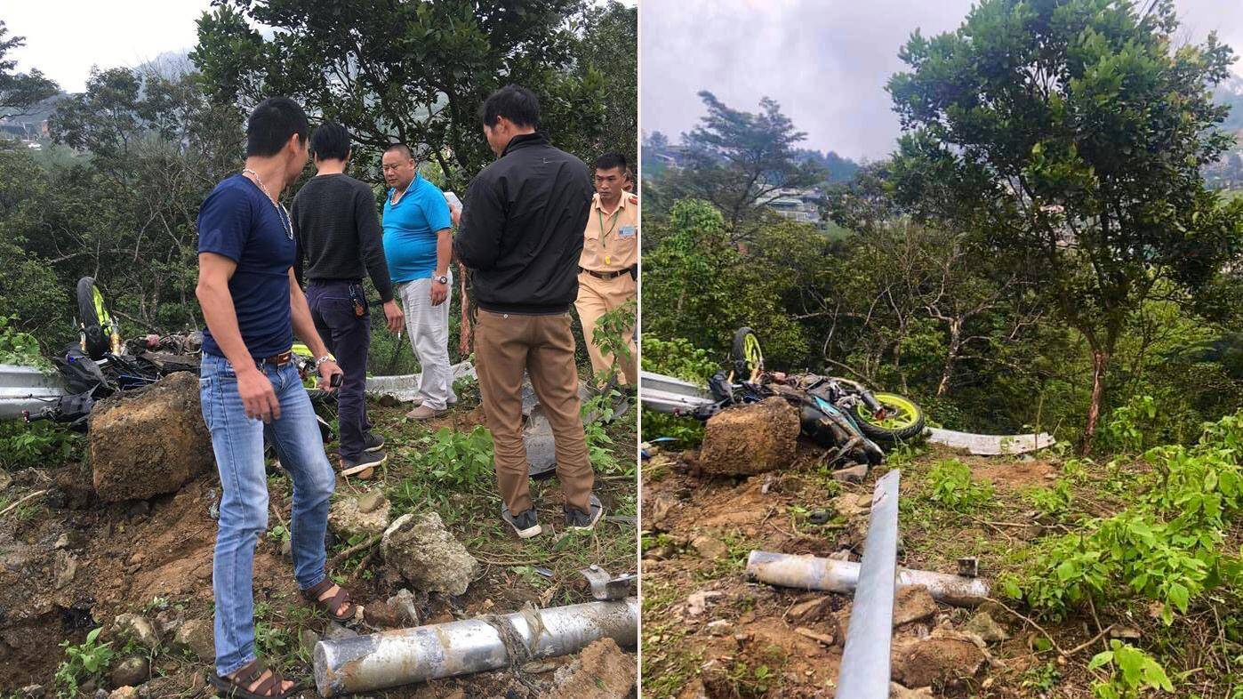 Lạnh người trước hiện trường vụ ô tô rơi xuống vực ở Tam Đảo, 4 người tử vong - 5