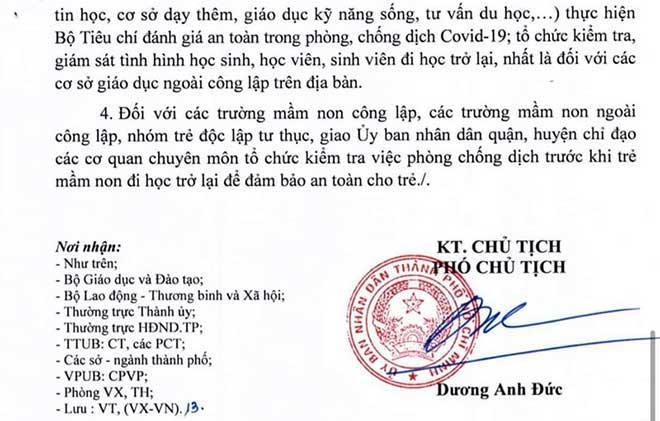 TP.HCM: Học sinh đi học trở lại từ 4-5, theo lộ trình - 2