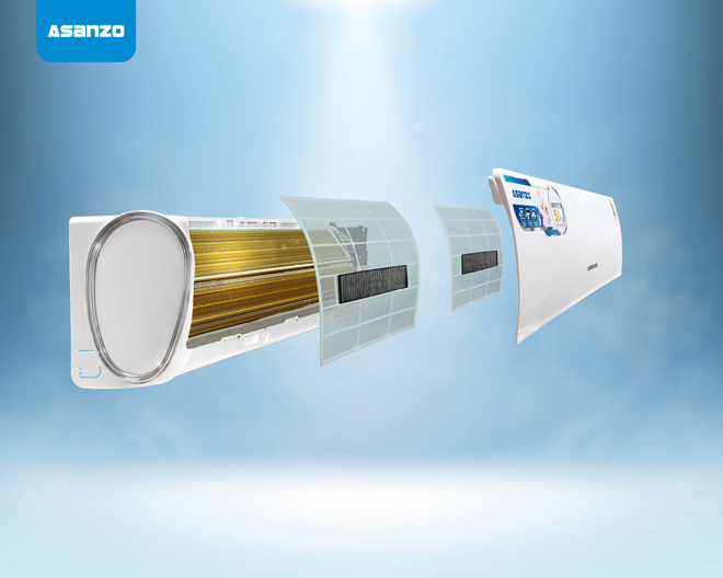 Hot: Asanzo air conditioner saves electricity, antibacterial, only 3 million VND - 4