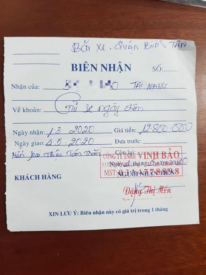 Xe bị tạm giữ điều tra tai nạn, chủ tá hỏa... phải trả gần 13 triệu tiền gửi - 1