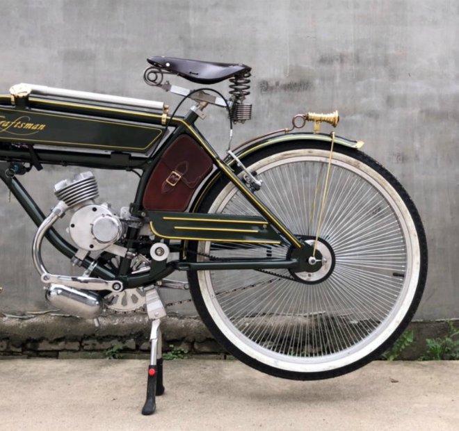 Xe đạp chạy xăng: Thú chơi đồ cổ sành điệu của người có tiền