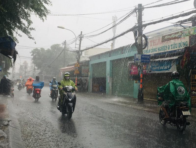 Mưa tầm tã buổi sáng sớm, dân TP.HCM đỡ ngột ngạt - 5