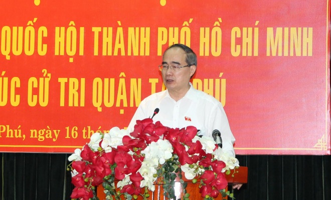 Bí thư Nguyễn Thiện Nhân nói về công tác cán bộ liên quan Khu đô thị mới Thủ Thiêm - 1