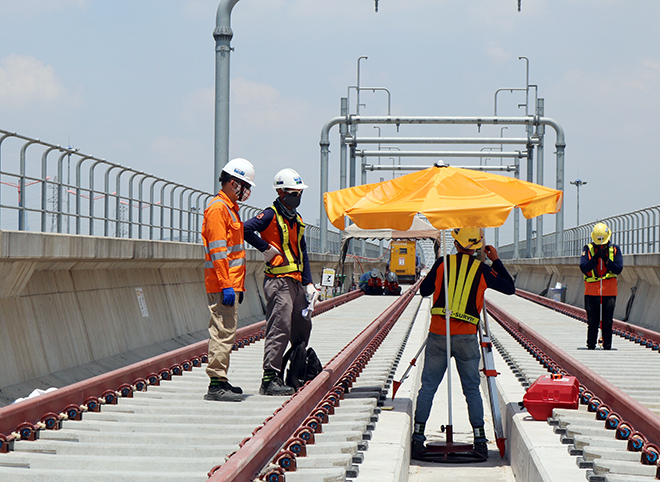 Cận cảnh Depot và ga trên cao của tuyến metro số 1 sắp hoàn thành để đón đoàn tàu chạy thử nghiệm - 10