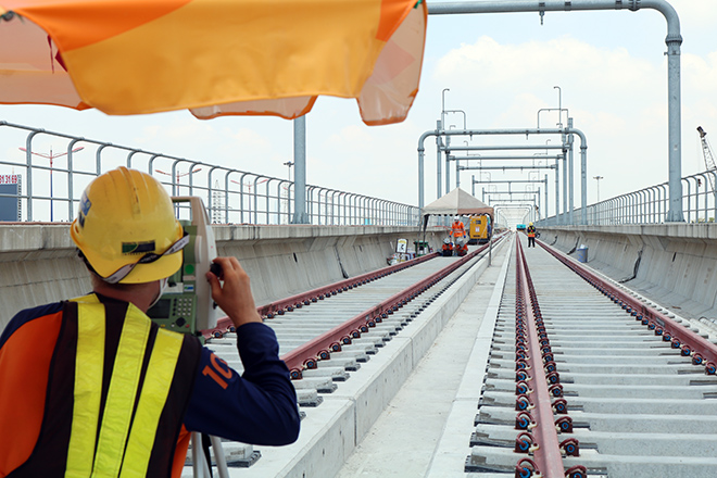 Cận cảnh Depot và ga trên cao của tuyến metro số 1 sắp hoàn thành để đón đoàn tàu chạy thử nghiệm - 11