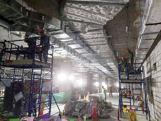 Cận cảnh ga ngầm dưới lòng đất của tuyến metro ở Sài Gòn đang dần thành hình - 2