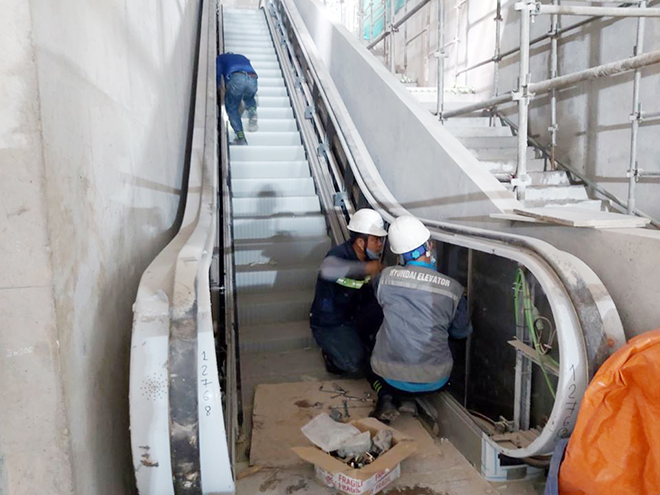 Cận cảnh ga ngầm dưới lòng đất của tuyến metro ở Sài Gòn đang dần thành hình - 6