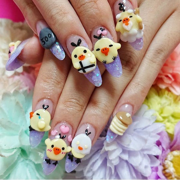 Nàng dễ thương yêu Thủy thủ mặt trăng và Pikachu đừng bỏ qua các mẫu nail này - 14