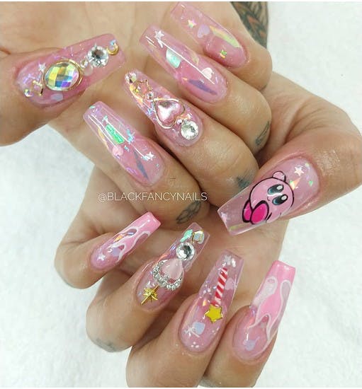 Nàng dễ thương yêu Thủy thủ mặt trăng và Pikachu đừng bỏ qua các mẫu nail này - 5