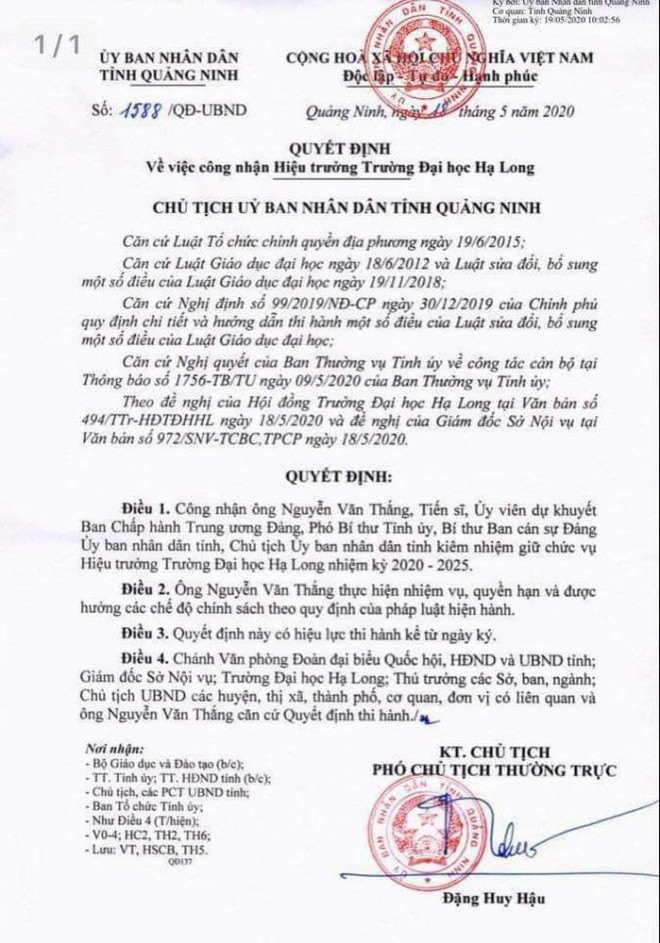 Bộ trưởng Lê Vĩnh Tân: Chủ tịch tỉnh làm hiệu trưởng, tôi mới nghe lần đầu - 2