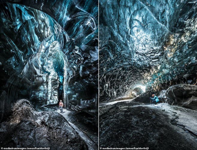 Vẻ kì bí bên trong hang động băng lớn nhất ở Iceland - 4
