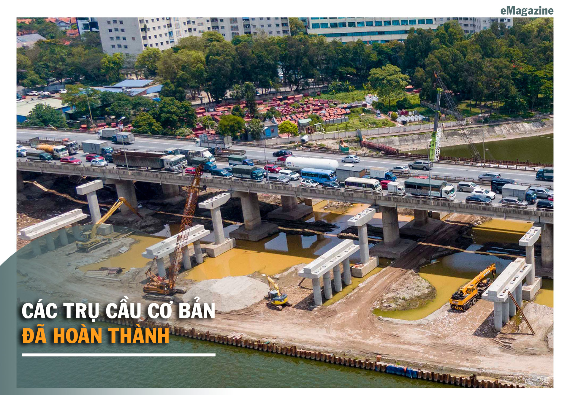 Toàn cảnh cầu hàng trăm tỷ vượt qua hồ nước đẹp bậc nhất Hà Nội - 12