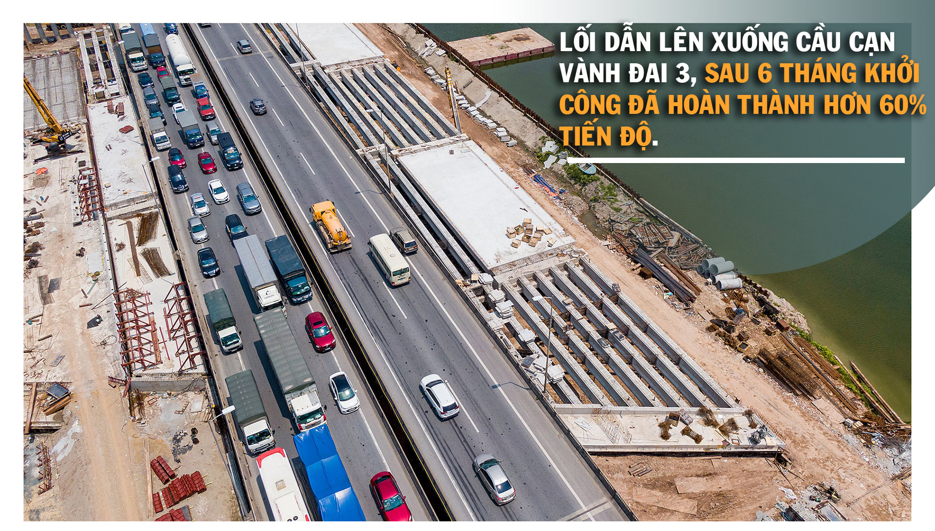Toàn cảnh cầu hàng trăm tỷ vượt qua hồ nước đẹp bậc nhất Hà Nội - 13