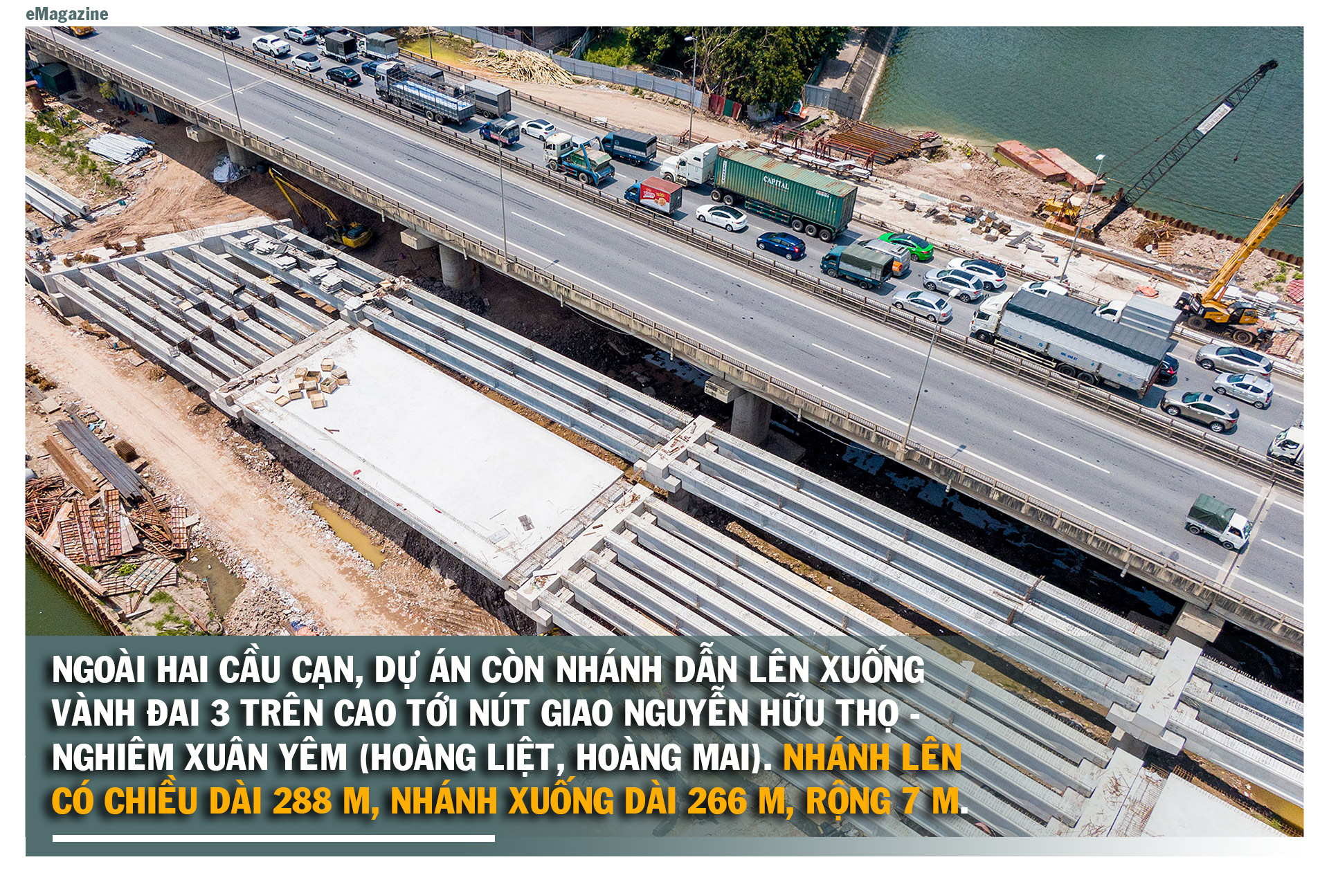 Toàn cảnh cầu hàng trăm tỷ vượt qua hồ nước đẹp bậc nhất Hà Nội - 8