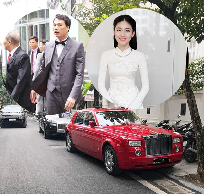 Tháng 11/2018, chú rể của Á hậu Thanh Tú đi xe Rolls Royce dẫn đầu đoàn ăn hỏi tới nhà cô dâu.
