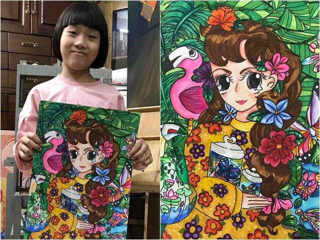 8 tuổi mở lớp dạy vẽ, em bé Hà Nội gây chú ý khắp MXH nhờ bộ tranh ...
