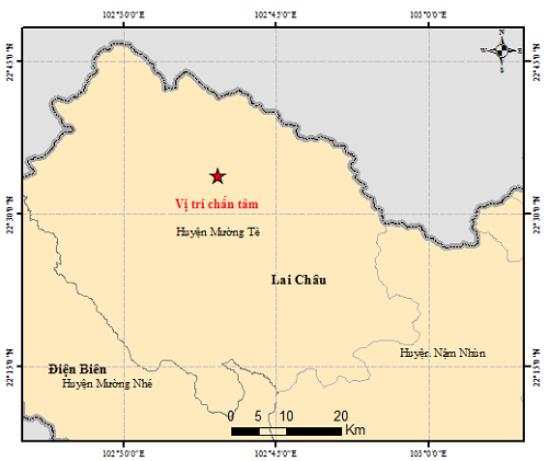 Vừa xảy ra động đất lớn nhất từ đầu năm ở Việt Nam - 1
