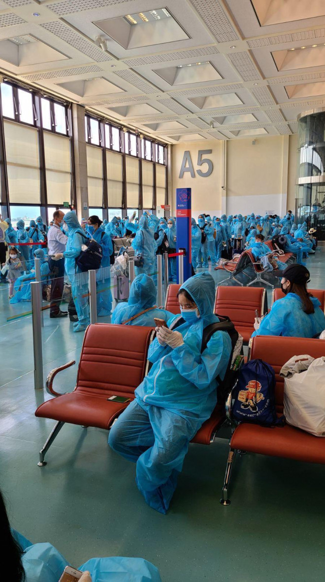 Sân bay Tân Sơn Nhất đón 343 người Việt bị mắc kẹt do dịch Covid-19 từ Đài Loan về nước - 2