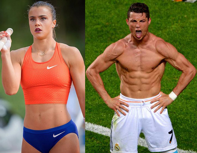 Người đẹp thể thao nhảy sào xinh như mộng, cơ bụng khỏe hơn Ronaldo - 1