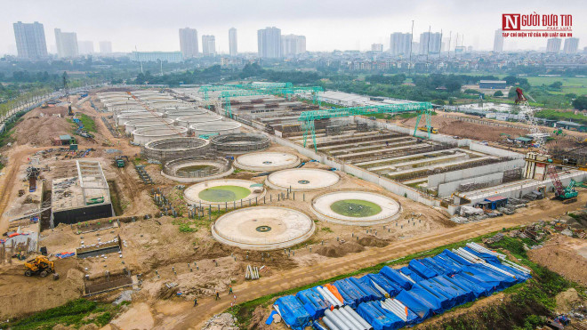 Toàn cảnh tiến độ dự án nhà máy xử lý nước thải 16 nghìn tỷ ở Hà Nội - 14