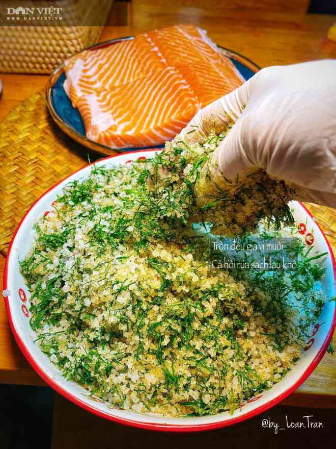 Lạ miệng với món cá hồi muối, màu đỏ đẹp, vị đậm đà - 4