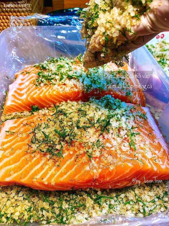 Lạ miệng với món cá hồi muối, màu đỏ đẹp, vị đậm đà - 6