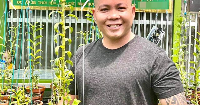 Nghệ nhân Nguyễn Văn Phương từ bỏ nghề DJ để trồng hoa lan