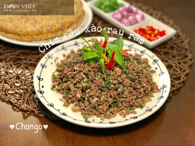 Mẹo làm bồ câu xào rau răm thơm ngon, đậm đà không bị tanh - 4