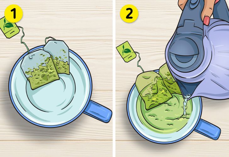 Cách hay dùng sữa, nước vo gạo, trà xanh... làm tóc mềm mại - 8