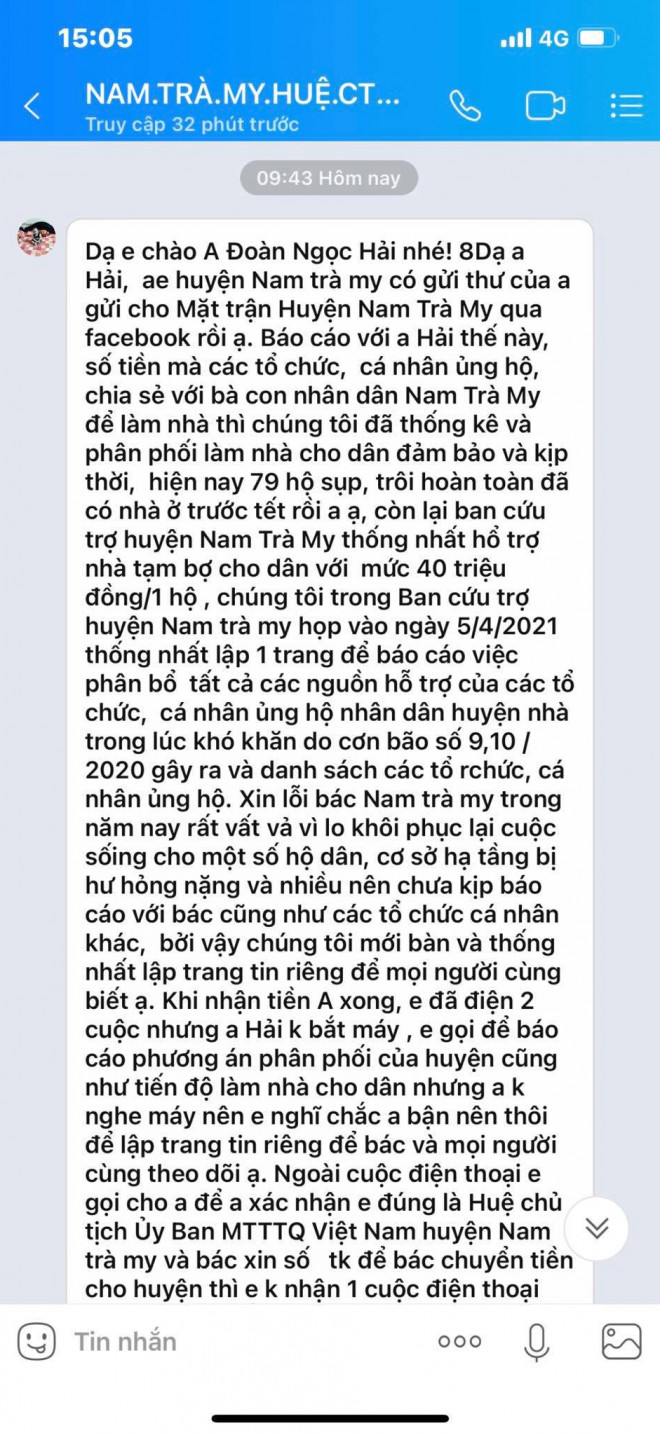 Đòi lại 106 triệu đồng hỗ trợ người nghèo: Ông Đoàn Ngọc Hải nói gì? - 1