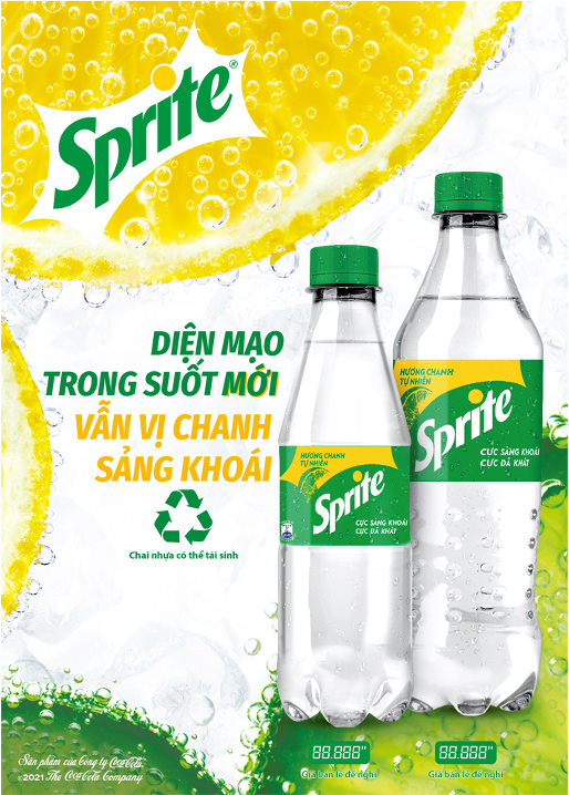 Nỗ lực “vì một thế giới không rác thải”, Sprite chuyển sang chai nhựa PET trong suốt - 1