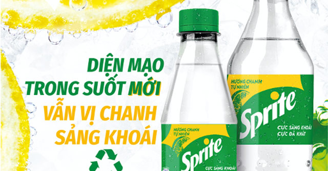 Nỗ lực “vì một thế giới không rác thải”, Sprite chuyển sang chai nhựa PET trong suốt