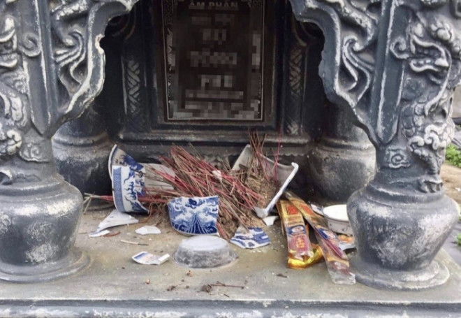 Hải Phòng: Công an vào cuộc điều tra nhiều ngôi mộ bị đập phá bất thường - 2