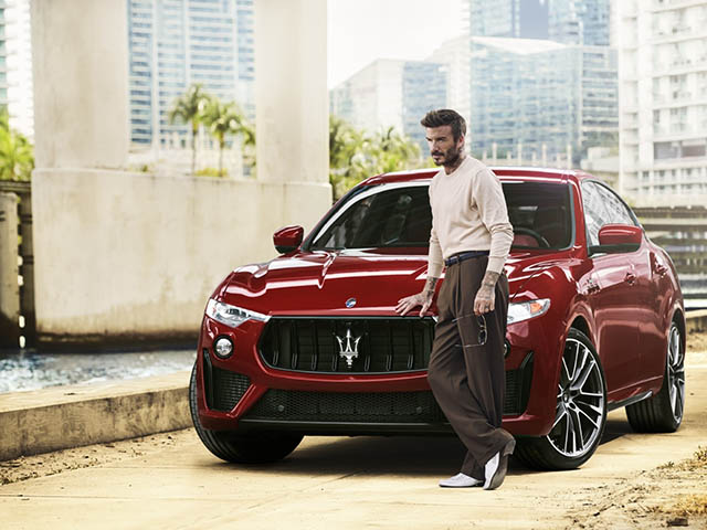 David Beckham trở thành đại sứ thương hiệu xe Maserati