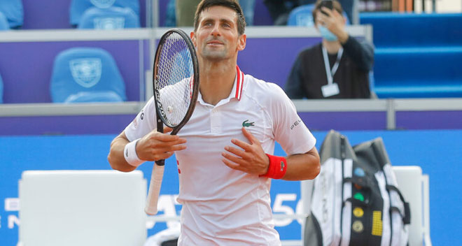 Tennis video Djokovic - Kecmanovic: 76 minutes of dark face - 1