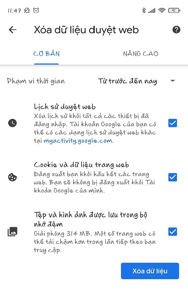 Cách xóa lịch sử tìm kiếm Google trên máy tính, điện thoại Android và iPhone - 11