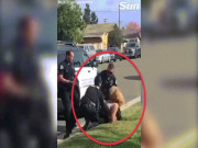 Video: Cảnh sát Mỹ đấm liên tiếp vào mặt người phụ nữ tóc vàng