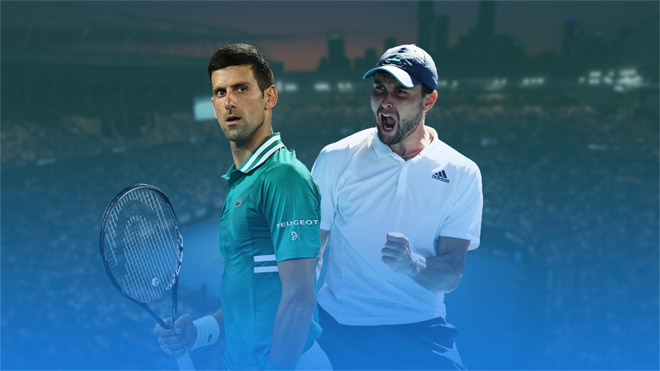 Video tennis Djokovic - Karatsev: Kinh hoàng 3 giờ 27 phút, địa chấn Serbia Open - 1