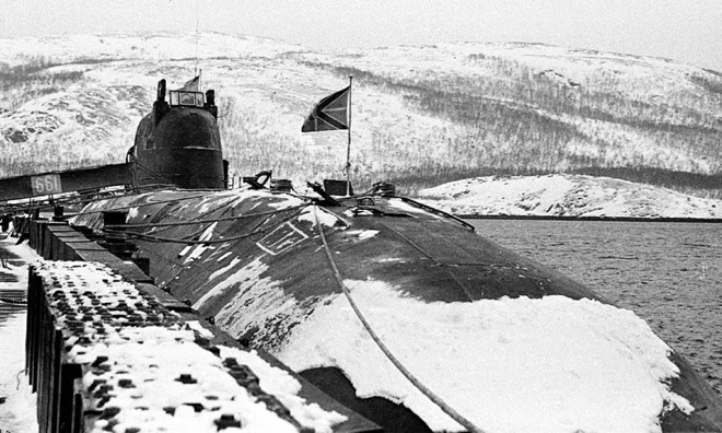 Russian nuclear submarine Kursk.