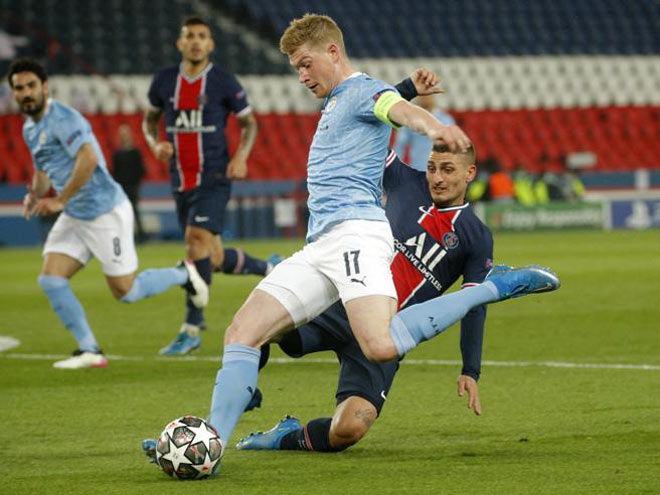 Man City hạ PSG đại náo các thống kê, De Bruyne lập kỳ tích tựa Messi - 1