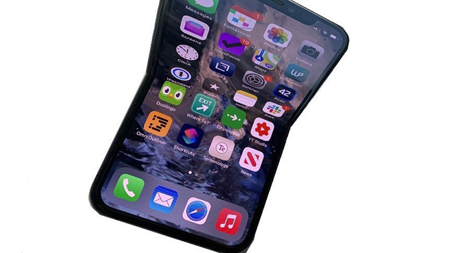 Vén màn bí mật về chiếc iPhone gập lại có màn hình 8 inch - 1