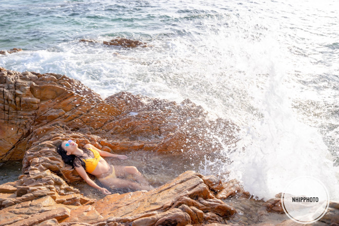 Bình Định: Khám phá vùng biển nhỏ khiêm nhường đẹp như mơ tại làng chài Bãi Xếp - 6